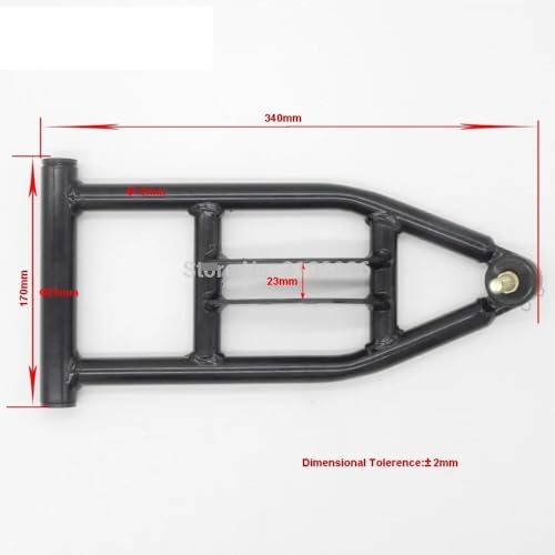 Front Suspension Swing Arm Upper And Lower A Arm Set 340mm Compatible With 50cc 90cc 110cc 125cc ATV Quad Bike Buggy Go Kart