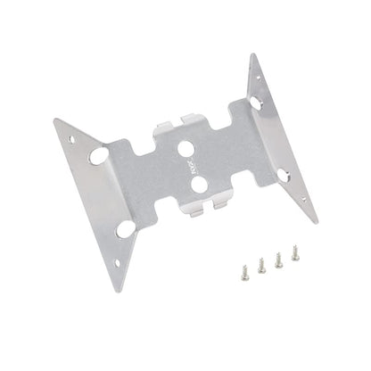 KYX Racing Stainless Steel Chassis Protective Plate Skid Plate Guard Upgrades Accessories for 1/24 RC Crawler Car Axial AX24