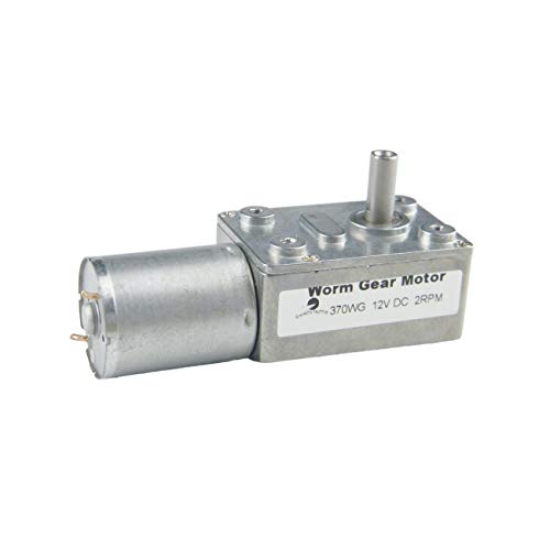 Reducer Electric Motor 370WG 12V DC 2RPM Self-Locking Reversible for DIY Mini Geared Motor - size: 12V, style: 2 RPM