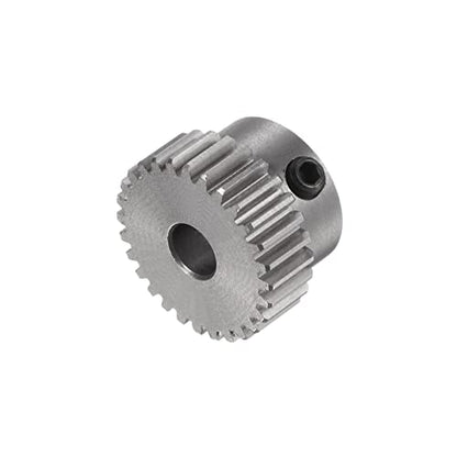 HARFINGTON Pinion Gear 3mm Bore 28T Mod 0.5 Stainless Steel Spur Diff Differential Motor Gear RC Car Replacement Parts - style: 28T
