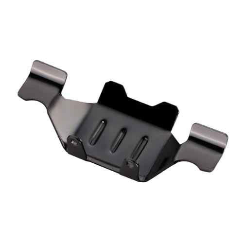 INJORA Stainless Steel Skid Plate Chassis Armor Axle Protector for TRX4M