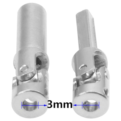 2Pcs Vgoohobby 2mm 3mm 4mm Metal RC Drive Shaft CVD Driveshaft Compatible with WLtoys Axial MN Model WPL Tamiya 1/24 1/18 1/16 1/14 1/12 RC Military Crawler Car Tractor Truck (42-55mm 3-3) - color: 42-55mm 3-3