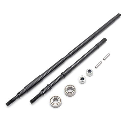 LCX Racing 1/10th RC Crawler Car AR60 OCP Hard Steel Rear Axle Drive Shaft Dogbone Straight Shaft for Axial Wraith RR10 SMT10, Upgrades Parts Accessories