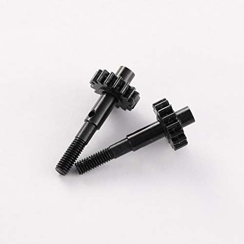 Hardened Steel Straight Shaft Rear Portal Axle Drive Shaft for SCX10 II RC Crawler Upgrade Parts (Rear) - size: Rear Axle