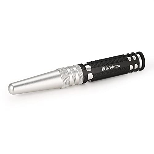 Replacement Part For Hole Opener Expanding Puncher Shell Reamer Drill 0-14mm Metal Steel RC Hobby DIY Tools For RC Car Body Model - (Color: Black)