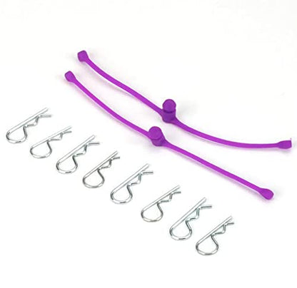 Du-Bro 2250 Purple Body Klip Retainer (2-Pack) - color: Purple