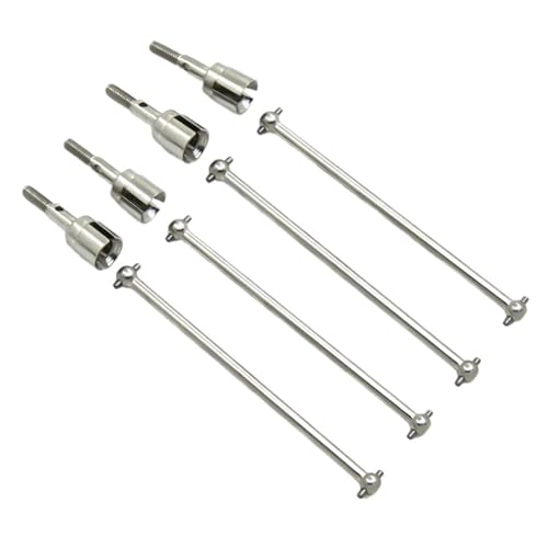 Replacement Dogbone Drive Shaft and Wheel Axle Compatible with 1/10 Scale Exceed RC Cars 94111 94108 94170 89.5mm(Silver) - color: Silver