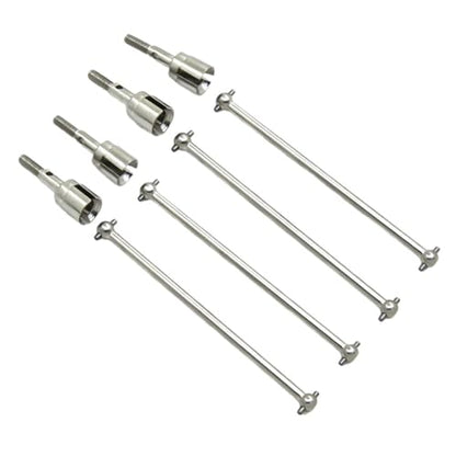 Replacement Dogbone Drive Shaft and Wheel Axle Compatible with 1/10 Scale Exceed RC Cars 94111 94108 94170 89.5mm(Silver) - color: Silver