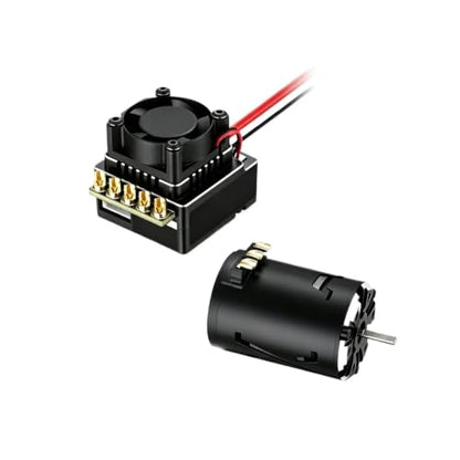 540 Brushless Motor Combo, Compatible for XR10 G3S 60A Sensored ESC | 1/10 RC car(ESA and 13.5T) - color: Esa and 13.5t