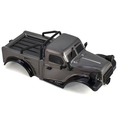 RC Truck Pickup Body Shell for 1/18 RC Crawler Car TRX4M Defender Bronco (Gray) - color: Gray