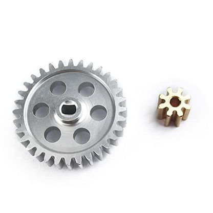0.5M Transmission Gear 32T & 8T Metal Spur Gear Set for 1/24 Axial SCX24 90081 C10 AXI00002 AXI00004 AXI00005 AXI00006 RC Car