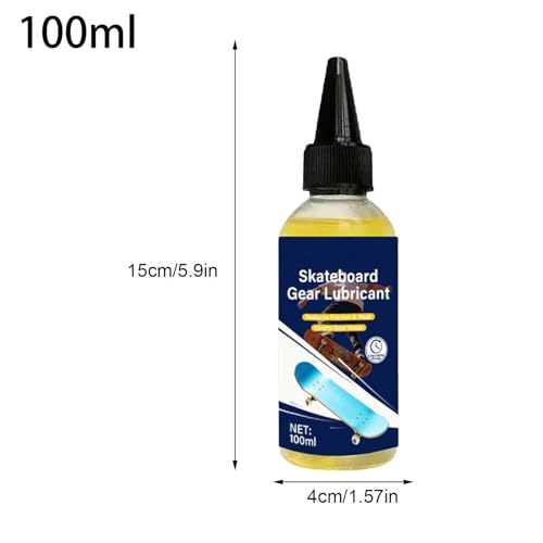 Bearing Oil 100ml Lubricating Portable Smooth Lubricant | Smooth Skateboard Bearing Oil for Roller Skates Scooters Fingerboard Park Yard Garden Women