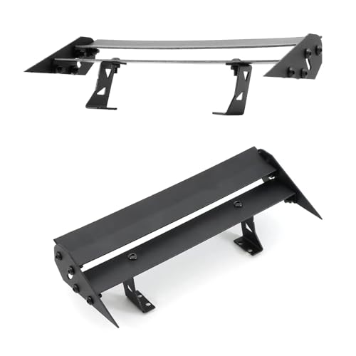 RC Car Toys Components for Tamiya for TT01 for TT02 XV01 PTG2 1/10 Metal Tail Wing Rear Spoiler RC On-Road for Racing for Rally Drift Car Parts