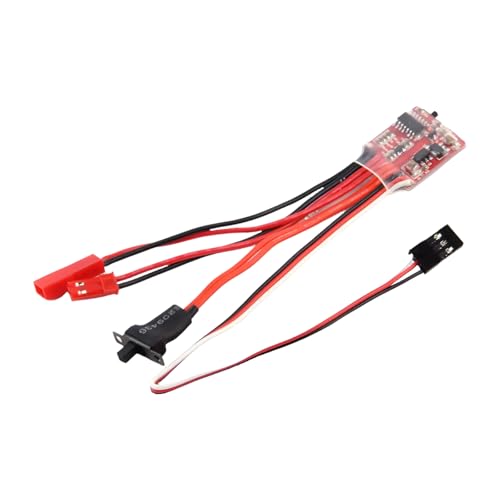 10A / 20A / 30 a Bidirectional Brushed ESC with Brake/Not Brake Mode Brushed Speed Controller for Remote Car Boats Projects Regulation - color: 10a