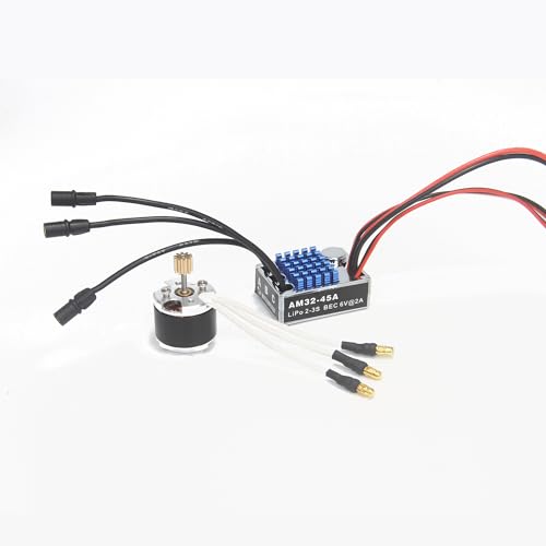 2322 2600KV Outrunner Brushless Motor AM32 45A ESC for 1/12 RC Cars MN82 MN99S MN168 MN78 Crawler Upgrade Kit Combo Parts