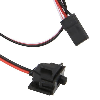 60A Brushed ESC, 2-3S Water Proof Electric Speed Controller with 6V/3A BEC 320A Burst Current for 1/10 RC Car Truck Crawler