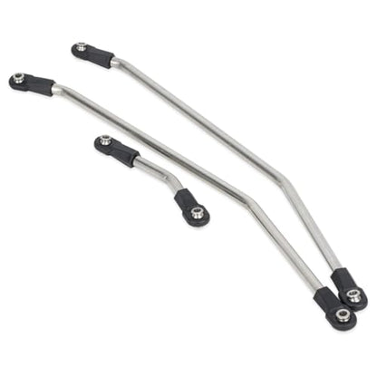 High Clearance Carbon Fiber LCG Chassis Kit with Transmission Shocks Absorbers for 1/10 RC Crawler Cheater Rigs SCX10 II (Links Set)