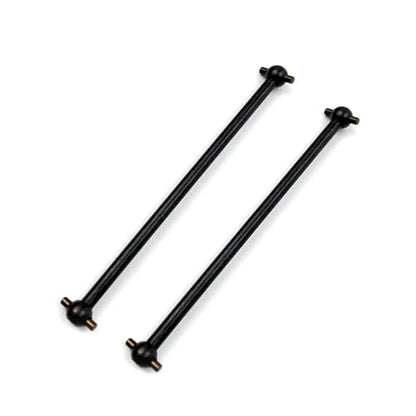 2PCS Metal Drive Shaft Dogbone Transmission Axle 61mm 63mm 70mm 77mm 84mm 86mm 89.5mm 101mm Axis Rod for RC 1/10 RC Car HSP 1/10 Accessories Upgrade (87mm)