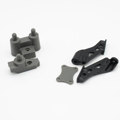 Plastic Tail Wing Fixed Part Car Shell Column Replacement RC Parts for WLtoys 124008 124010 1/12 4WD RC Car - color: Fixed Parts