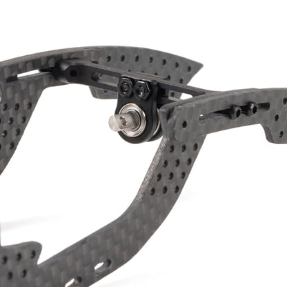 1/24 RC Crawler Aluminum Carrier Bearing Cross Member Adjustable for SCX24 Custom Build 1/24 Comp Rig Crawler 35mm Width with 3mm D Shaped Shaft