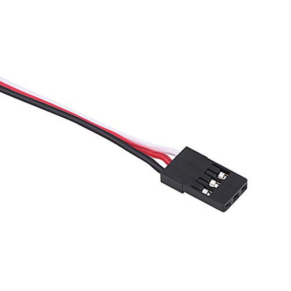 5Pcs Servo Extension Cables for JR/FUTABA RC – 30cm Silicone Wire with 3-Pin Male to Female Connectors