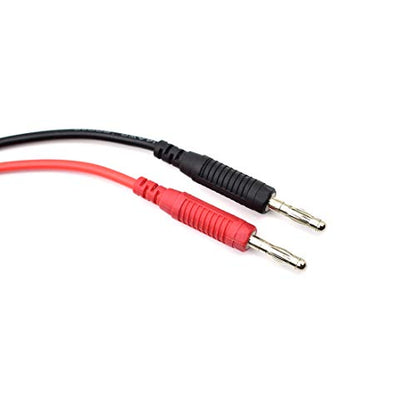 2Pcs 4mm Banana Plug to Alligator Clip Test Lead Wire Cable Set 14AWG for Multimeter Oscilloscope 3 Feet - size: 3Ft