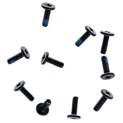 Deal4GO M2x6mm Flat-Head Phillips Screw Replacement for Dell HP ASUS Acer Lenovo MSI Laptop Bottom Case HDD Carrier - Black - size: M2x6.0mm