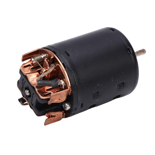 540 35T Brushed Motor High Performance High Torsion Motor with Cooling Fan and Splash Proof Design for RC Climbing Car Drone Sweeping Robot Alloy Steel Material with Connecting