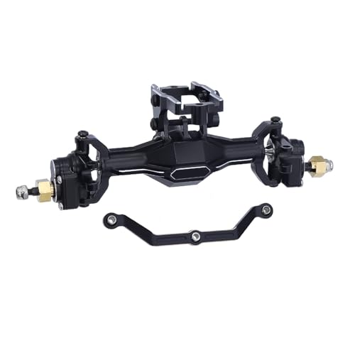 RC Crawler Axle for TRX-4M K10 Ground Clearance +5.5MM Aluminum Alloy CNC Upgraded Front Rear Portal Axle Assembly Axles Kit 1/18 rc Car(Front) - size: Front