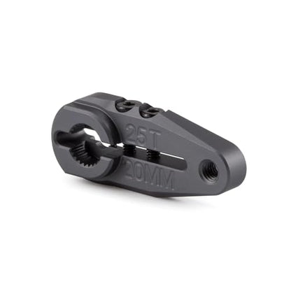 25T Servo Horn CNC 7075 Aluminum 20mm 24mm Servo Horn Steering Clamping Arm for Protek Savox Futaba Servo 1/10 Arrma Buggy Granite Monster Truck Raide (25T 20mm) - color: 25t 20mm