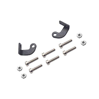 RC Light Bar Roof Lamp Kit 48 Double Row Lights Compatible with Traxxas Slash Rustler Trx4 Axial SCX10 Tamiya D90 Gen8 1/10 RC Crawler (L Shape Universal Brackets)