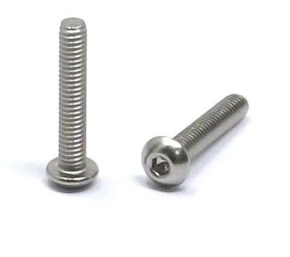 iexcell 100 Pcs M2.5 x 14mm Thread Pitch 0.45 mm Stainless Steel 304 Hex Socket Button Head Cap Screws Bolts Kit - size: M2.5 x 14mm