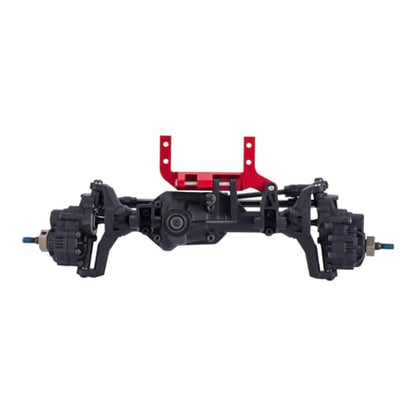RC TRX4 Servo on Axle Mount,TRX4 SOA Mount 4-Link Suspension for 1/10 RC Crawler Car TRX-4 Aluminum Upgrade Parts (Silver) - color: Silver