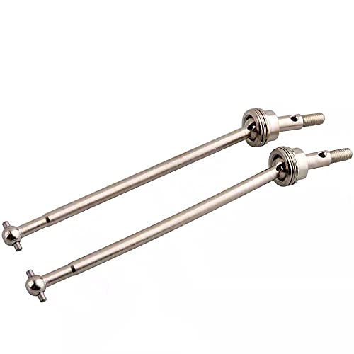 RC 108015 Metal Universal Drive Shaft Dogbone for HSP 1/10 94111 94110Pro 94108 Off-Road Monster Truck Upgrade Parts (Color : Silver(2Pcs)) - color: Silver(2pcs)