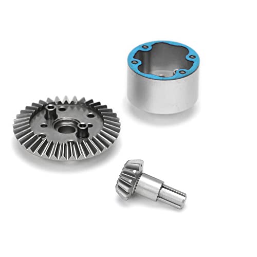 Differential Case 37T Main Gear & Input Gear 13t AR310872 for Arrma 1/10 Senton Big Rock Granite 3S BLX Diff Cover Outcast Kraton 4S 1/8 Typhon 3S
