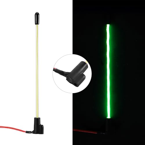 INJORA LED Whip Light Bottom Fixed for 1/18 TRX4M 1/24 RC Crawlers (Green) - color: Green