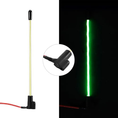 INJORA LED Whip Light Bottom Fixed for 1/18 TRX4M 1/24 RC Crawlers (Green) - color: Green