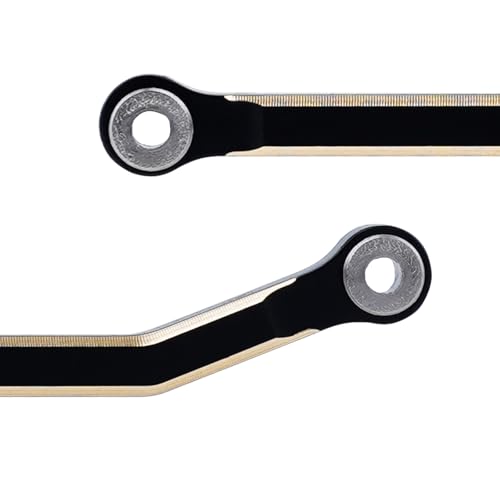 DJX 10PCS Brass High Clearance Links Set Front & Rear Link with Steering Link Suitable for Axial SCX30 Upgrades Parts