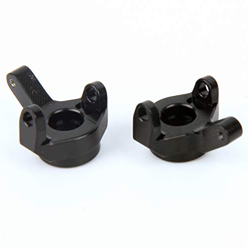 LCX Racing 1/24th RC Crawler Car CNC Machined Aluminum Steering Knuckle Set for Axial AX24 XC-1 SCX24, Upgrades Parts Accessories