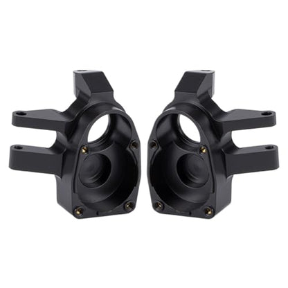 for 1.9UTB SCX10 III 204g Black Brass Steering Knuckles Portal Cover for 1/10 RC Crawler Axial AR45P Currie F9 Axle(Steering Knuckle) - color: Steering Knuckle