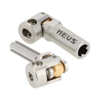 MEUS RACING Stainless Steel TRX4M Driveshaft, Drive Shaft for Traxxas 1/18 TRX4M High Trail K10/F150 RC Crawler Upgrade Parts
