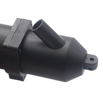 Exhaust Pipe Tubing,Silicone Exhaust Extension Tube & Plastic RC Exhaust Pipe 129mm 02026