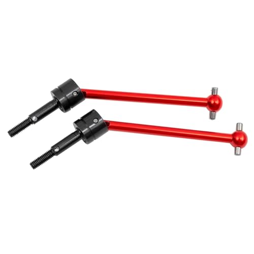 RC Car Transmission Shaft Compatible with Tamiya for TT-02B DT02 DT03 DF02 RC Car Upgrade Parts Accessories 2Pcs Metal for Universal Drive Shaft CVD 64Mm