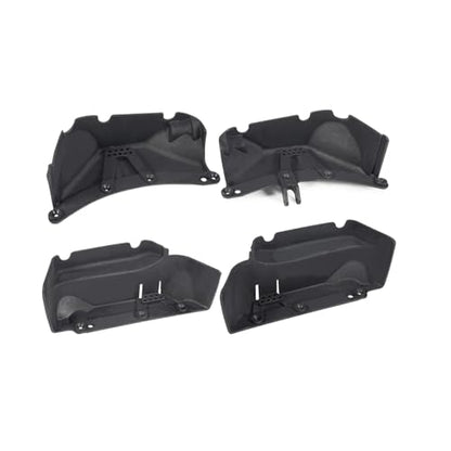 for Wrangler Body 1/10 RC Crawler 313mm Wheelbase Metal for Chassis Frame with Planetary Gear 2 Speed Transmission Fender Flares Set RC Parts(Fender Set) - size: Fender Set