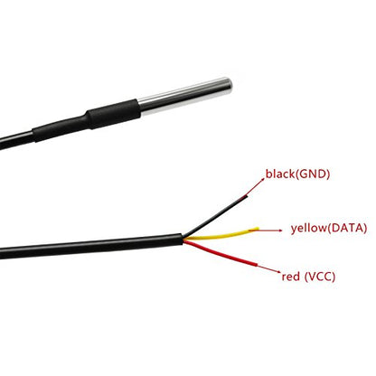 5PCS 1M DS18B20 Temperature Sensor Waterproof Digital Thermal Probe Sensor for Arduino EK1083