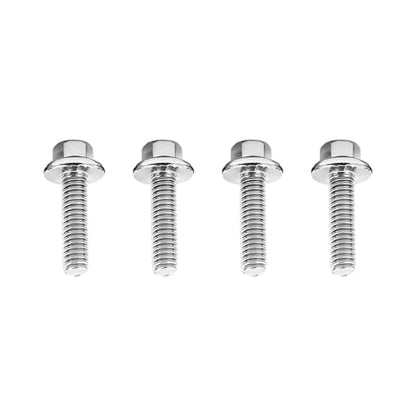 4PCS M6 x 25mm Car Mounting Bolt Screws Kit, OEM#W706175S43 | 304 stainless steel construction, replacement screw design, compatible with F-600 super duty E-350, car accessories - size: M6*25