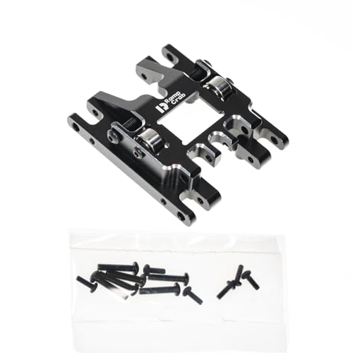 RampCrab Gearbox Skid Plate for TRX4M RC Car, Aluminum Alloy, Come with Bearing, Upgrades Parts for 1/18 TRX4-M Bronco Defender K10, 18.5G