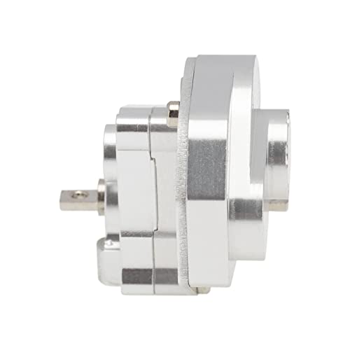 DKKY SCX24 Transmission Complete Gearbox for Axial SCX24 Bronco C10 JLU Gladiator Deadbolt 1/24 RC Crawler Upgrade Parts (Silver) - color: Silver