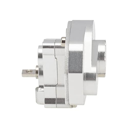DKKY SCX24 Transmission Complete Gearbox for Axial SCX24 Bronco C10 JLU Gladiator Deadbolt 1/24 RC Crawler Upgrade Parts (Silver) - color: Silver