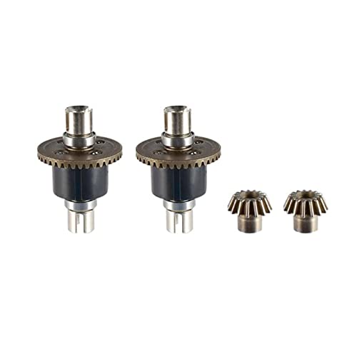1/18 RC Car Metal Differential Kit 38T Gear 17T Gear Differential Carrier Drive Shaft Steering Hub Differential Gears Worn Gear for WLtoys A949 A959 A969 A979 K929 A959-B A969-B A979-B K929-B RC Car